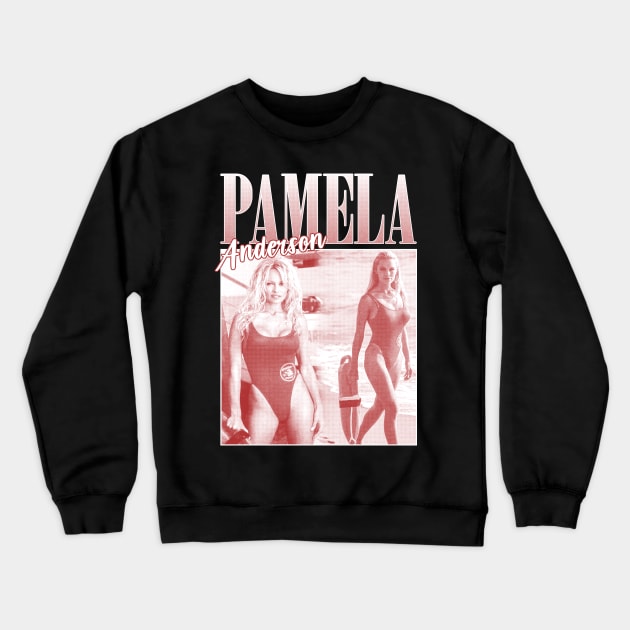 Pamela Anderson Crewneck Sweatshirt by Fewclipclop